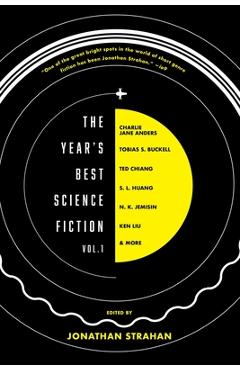 Coperta cărții 'The Year's Best Science Fiction Vol. 1: The Saga Anthology of Science Fiction 2020 - Jonathan Strahan'