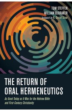 Coperta cărții 'The Return of Oral Hermeneutics - Tom Steffen'