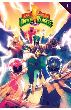 Coperta cărții 'Mighty Morphin Power Rangers #1 - Kyle Higgins'
