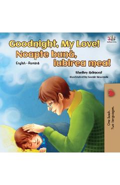Coperta cărții 'Goodnight, My Love! (English Romanian Bilingual Book) - Shelley Admont'