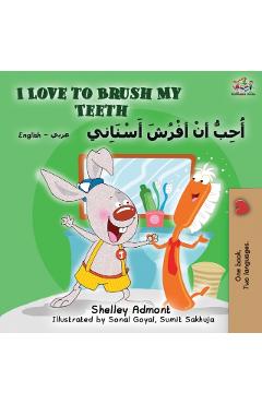 I Love to Brush My Teeth (English Arabic Bilingual Book) - Kidkiddos Books