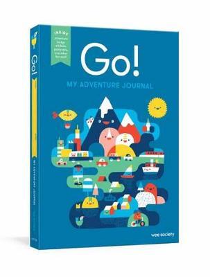 Go! (Blue): A Kids' Interactive Travel Diary and Journal - Wee Society