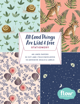 All Good Things Are Wild and Free Stationery - Irene Smit
