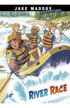 Coperta cărții 'River Race - Jake Maddox'