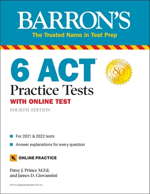 6 ACT Practice Tests with Online Test - Patsy J. Prince