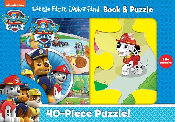 Nickelodeon Paw Patrol: Little First Look and Find Book & Puzzle - Pi Kids