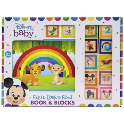 Disney Baby: First Look and Find Book & Blocks - Erin Rose Wage