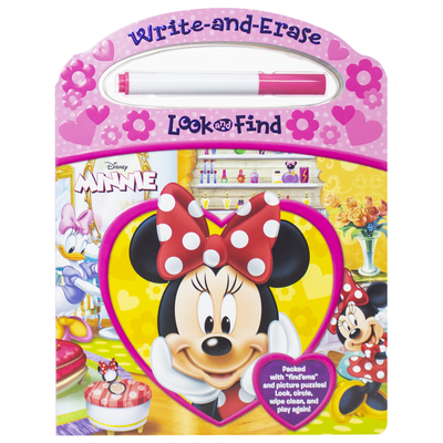 Disney Minnie Mouse - Write-And-Erase Look and Find [With Marker] - Editors Of Phoenix International Publica
