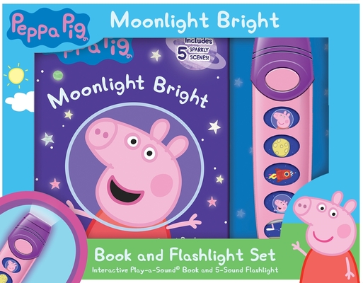 Peppa Pig Moonlight Bright: Book and Flashlight Set [With Flashlight] - Pi Kids