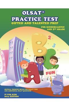 Poza produsului OLSAT Practice Test Gifted and Talented Prep for Kindergarten and 1st Grade: OLSAT Test Prep and Additional NNAT Questions - Pi For Kids