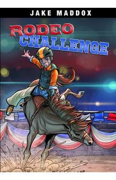 Coperta cărții 'Rodeo Challenge - Jake Maddox'
