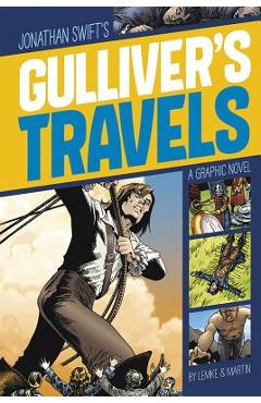 Coperta cărții 'Gulliver's Travels - Jonathan Swift'