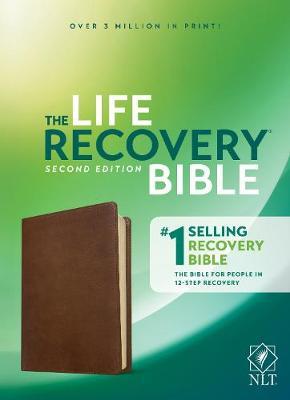 NLT Life Recovery Bible, Second Edition (Leatherlike, Rustic Brown) - Stephen Arterburn