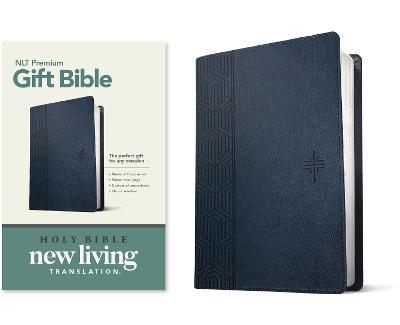 Premium Gift Bible NLT (Red Letter, Leatherlike, Blue) - Tyndale