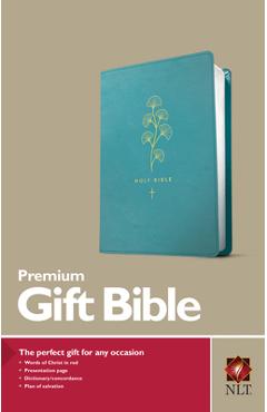 Poza produsului Premium Gift Bible NLT (Red Letter, Leatherlike, Teal) - Tyndale