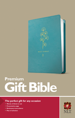 Premium Gift Bible NLT (Red Letter, Leatherlike, Teal) - Tyndale