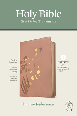 NLT Thinline Reference Bible, Filament Enabled Edition (Red Letter, Leatherlike, Pink) - Tyndale