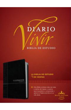Coperta cărții 'Biblia de Estudio del Diario Vivir Rvr60, Duotono - Tyndale'