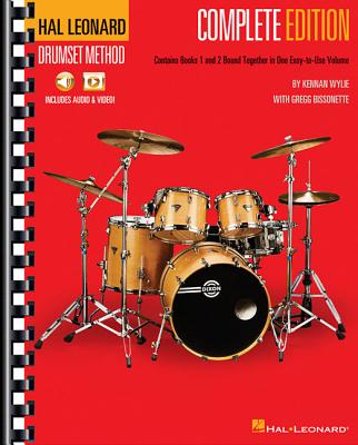 Hal Leonard Drumset Method - Complete Edition: Books 1 & 2 with Video and Audio - Kennan Wylie