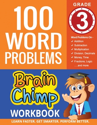 100 Word Problems: Grade 3 Math Workbook - Brainchimp