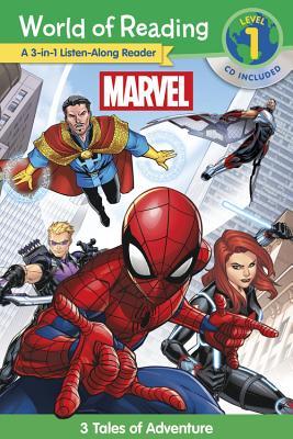 World of Reading Marvel 3-In-1 Listen-Along Reader: 3 Tales of Adventure [With Audio CD] - Marvel Press Book Group