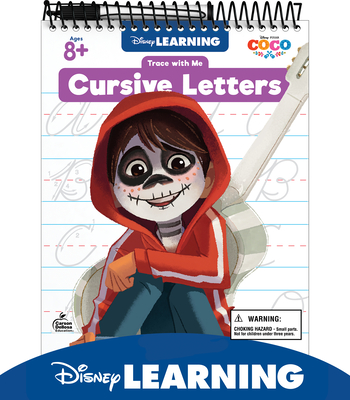 Trace with Me Disney/Pixar Cursive Letters [With Dry-Erase Pen] - Disney Learning