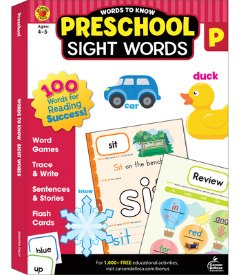 Words to Know Sight Words, Grade Preschool - Brighter Child