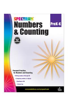 Coperta cărții 'Numbers & Counting, Grades Pk - K - Spectrum'