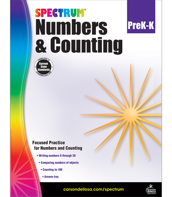 Numbers & Counting, Grades Pk - K - Spectrum