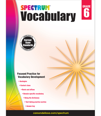 Spectrum Vocabulary, Grade 6 - Spectrum