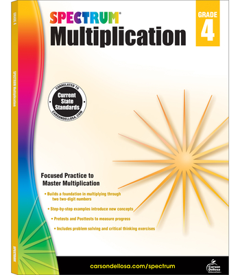 Multiplication Workbook, Grade 4 - Spectrum