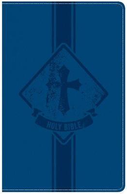 KJV Kids Bible, Royal Blue Leathertouch - Holman Bible Staff