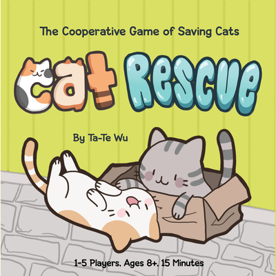 Cat Rescue: (Fun Family Card Game for Cat Lovers, Quick and Easy Kitty Color-Matching Game for All Ages) - Ta-te Wu