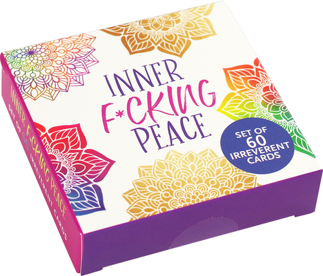 Inner F*cking Peace Motivational Cards (60 Pack) - Peter Pauper Press Inc