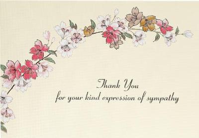 Sympathy Floral Thank You Notes (Stationery, Note Cards, Boxed Cards) - Peter Pauper Press Inc