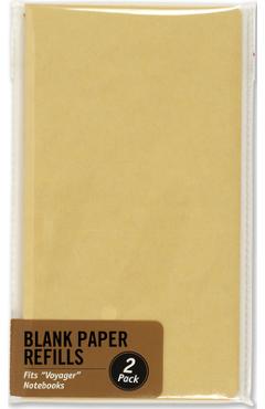 Coperta cărții 'Voyager Blank Paper Refill (2-Pack) - Inc Peter Pauper Press'