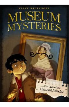 Coperta cărții 'The Case of the Portrait Vandal - Steve Brezenoff'