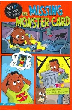 Coperta cărții 'The Missing Monster Card - Lori Mortensen'