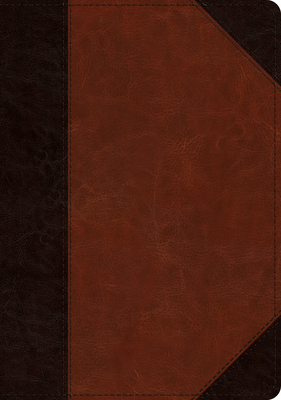 ESV Large Print Wide Margin Bible (Trutone, Brown/Cordovan, Portfolio Design) -