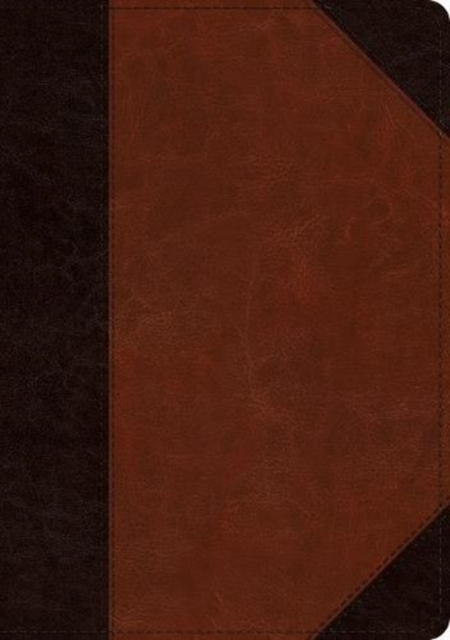 ESV Large Print Wide Margin Bible (Trutone, Brown/Cordovan, Portfolio Design) -