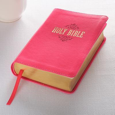 KJV Compact Large Print Lux-Leather Pink - 
