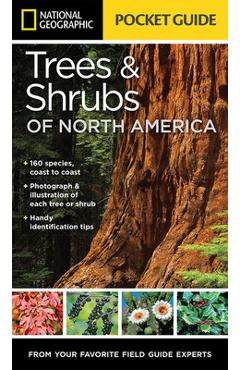 Coperta cărții 'National Geographic Pocket Guide to Trees and Shrubs of North America - Bland Crowder'