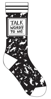Talk Wordy to Me Socks - Gibbs Smith Publisher