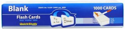 Blank Flash Cards - 1000 Cards: A Quickstudy Reference Tool - Barcharts Inc