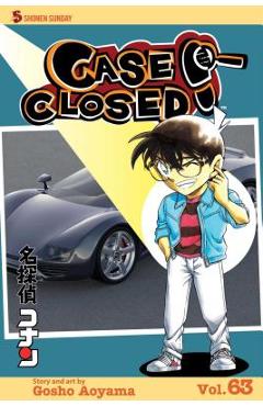 Coperta cărții 'Case Closed, Vol. 63, Volume 63 - Gosho Aoyama'