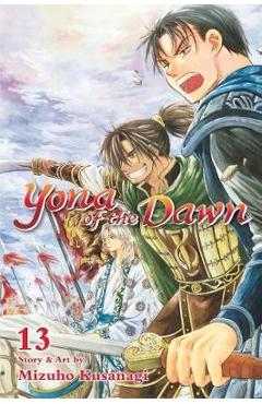 Coperta cărții 'Yona of the Dawn, Vol. 13, 13 - Mizuho Kusanagi'