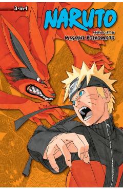 Coperta cărții 'Naruto (3-In-1 Edition), Vol. 17, 17: Includes Vols. 49, 50 & 51 - Masashi Kishimoto'