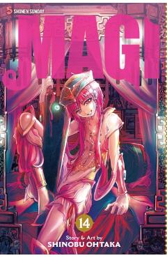 Coperta cărții 'Magi: The Labyrinth of Magic, Vol. 14, 14: The Labyrinth of Magic - Shinobu Ohtaka'