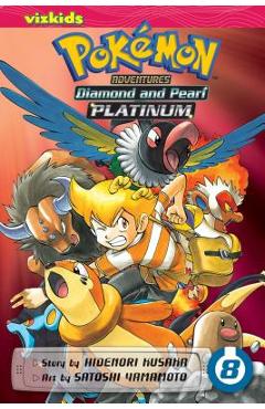 Coperta cărții 'Pok�mon Adventures: Diamond and Pearl/Platinum, Vol. 8, 8 - Hidenori Kusaka'