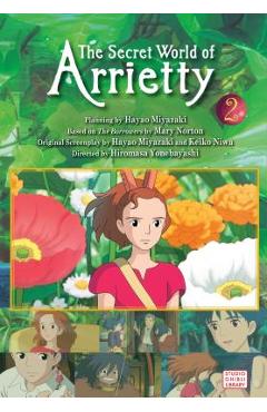 Coperta cărții 'The Secret World of Arrietty Film Comic, Vol. 2, 2 - Hiromasa Yonebayashi'